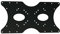 Part King TV VESA Mount Adaptor Plate converts VESA 50 x 50 75 x 75 & 100 x 100 to 400 x 200, 200 x 100 & 200 x 200 max. Load 30kg