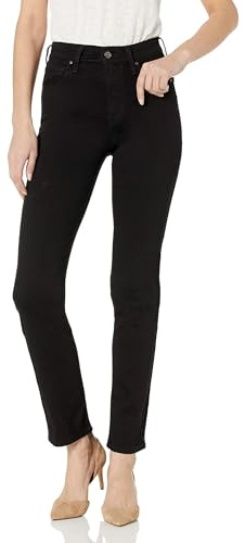 Levi's Women's 724 High Rise Straight Jeans, Soft Black, 30 (US 10) R