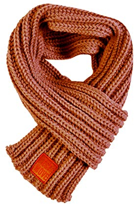 Ranvi Kinderschal, warm im Herbst und Winter, handgestrickter Flaum, Khaki