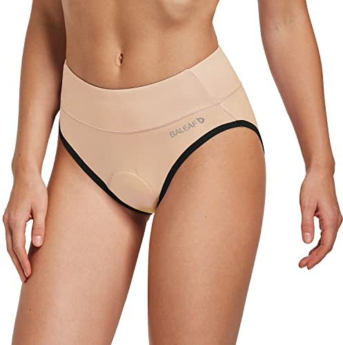 baleaf Damen Radsport Unterwäsche 3D gepolsterte Fahrradshorts Leichte schnell trocknende Radhosen Atmungsaktiv Radlerunterhose mit 3D Gel Sitzpolster Pink 3XL