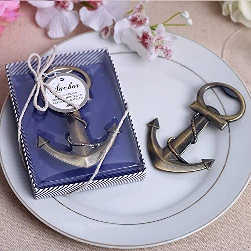 Crysdaralovebi 50 apribottiglie a forma di ancora, apribottiglie, bomboniere, matrimoni, feste
