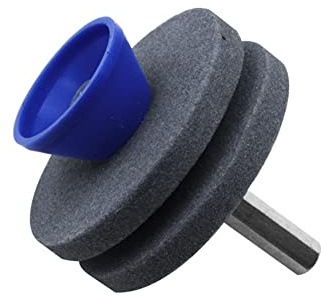 ALLZZY Afilador de cortacésped, cuchilla for cortar césped, piedra de afilar, desbrozadora de jardín, cuchillo, amoladora, rueda, herramienta de molienda (Color : 4)