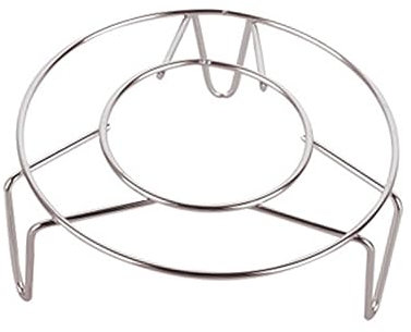Alipis Stainless Steel Steam Rack for Round Cooker Multipurpose Kitchen Rack Cooking Gadget for Steamer Stand