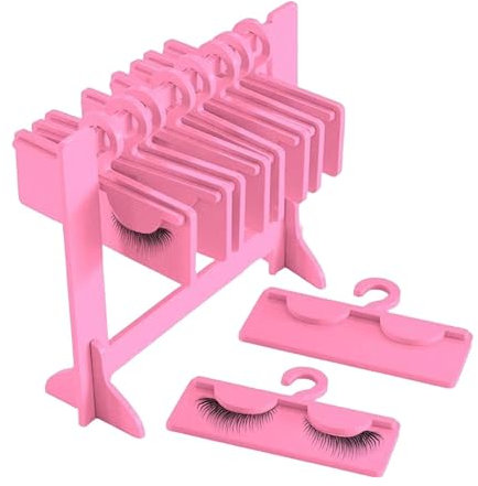 Wimpernhalter für falsche Wimpern, Kosmetikbehälter, Wimpernverlängerung, Organizer mit Aufhänger, Wimpernaufhänger für falsche Wimpern