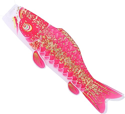 Yardenfun Karpfen Windsock aus Bunte Fisch Windsock Flagge für Außenbereich Dekorative Garten und Terrassen Dekoration Langlebiger Windsack für Feste und Feiern