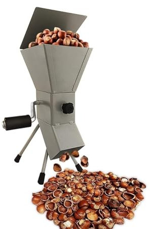 Herramienta de cascanueces – Manivela ajustable de acero para avellanas, almendras, pistachos, filberts y nueces, utensilio de cocina multifuncional