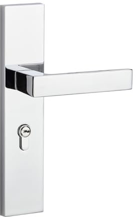 NIKOIDIC Semplice serratura for porta interna della camera da letto, serratura magnetica silenziosa in stile europeo, serratura con maniglia di lusso leggera nordica(TypeBupgradedmagneticlockbody)