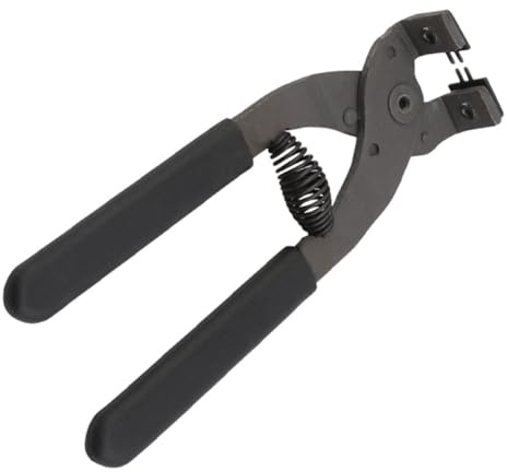 Vaguelly Punzonatrice Portatile Per Pelle Utensile in Acciaio Al Carbonio Impugnatura Ergonomica Adatta Per Perforare Cinture in Pelle Cinturini Per Orologi e Spessori Multipli Denti