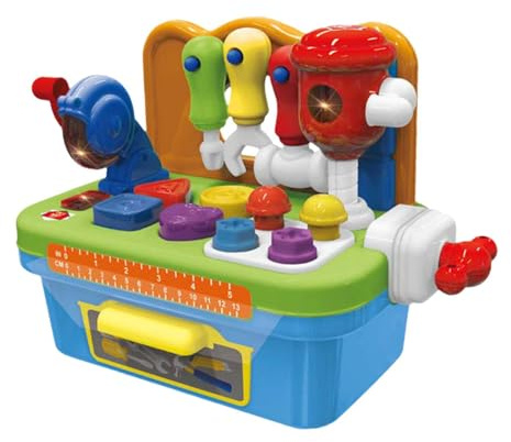 AMSLSIU Juguetes interactivos para Banco de Trabajo El Juguete para Banco de Trabajo Aprendizaje Musical Ofrece Efectos Sonido Atractivos para niños Juguete construcción para Juegos educación