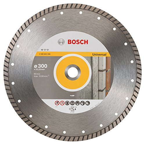 Bosch Accessories 2608602696 Disque à tronçonner diamanté standard for universal turbo 300 x 22,23 x 3 x 10 mm