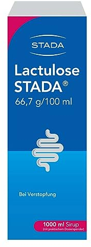 Lactulose STADA 66,7 g/100 ml Sirup, bei Verstopfung und Erkrankungen, die einen erleichterten Stuhlgang erfordern, 1000 ml