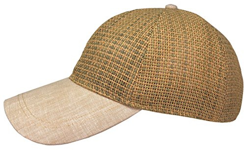 Gorra de Beisbol | Gorra de Paja Ideal para el Verano | Gorra Plana con Cierre de Velcro - Unisex.