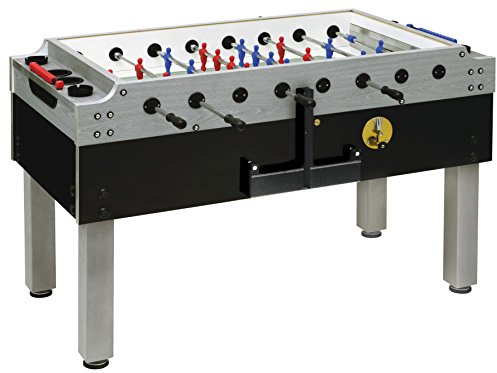 Garlando Tischfußball Olympic Silver (Silber, Teleskopstangen (SA))