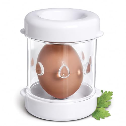 The Negg Boiled Egg Peeler - White