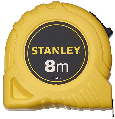 Stanley 0-30-457 Tape Measure, Yellow/Black, 8 m/25 mm