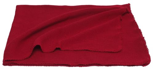 Reiff Baby Wickeltuch aus Schurwolle, bio, kbT, 80 x 95 cm (burgund)