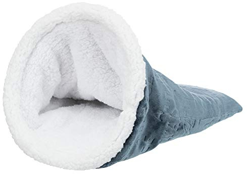 TRIXIE 36391 Kuschelsack Paul, ø 40 × 60 cm, blau/weiß