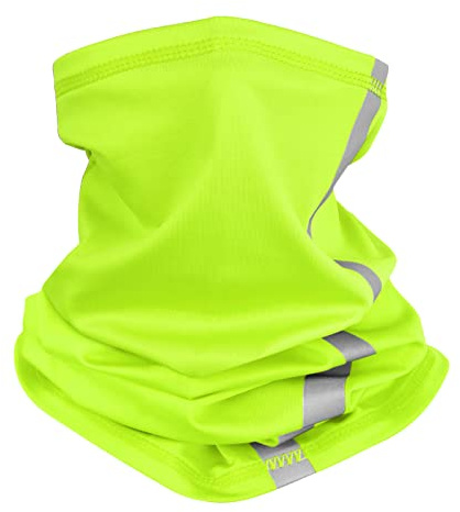 Multifunktionstuch Reflektierende Neck Gaiter Bandana UV-Schutz Sturmhaube