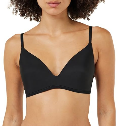Sloggi Damen BH Soft Adapt PU, ohne Bügel, Gepolstert, Verstellbare Träger, M, Schwarz