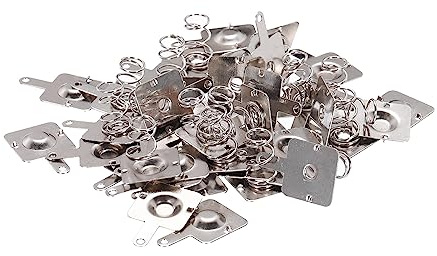 QUARKZMAN AA Batterie Plaque x 20Paires Négatif à Positif Convertir Ressort Contact 12mmx12mmx0.3mm