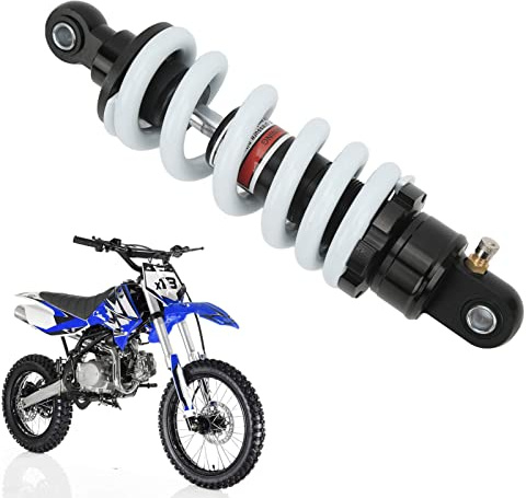Amortiguador de Motocicleta de 250mm, Reemplazo de Amortiguador de Suspensión de Resorte Ajustable Universal para ATV Go Kart Scooter Dirt Pit Bike