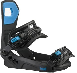 HEAD LYTRIDE JR Snowboard Binding 2025 Black - Kids, Unisex - Standard Bindung, Anpassbar, Schwarz, Schnalle, Anfänger, Verstellbar, Ski-Bindung