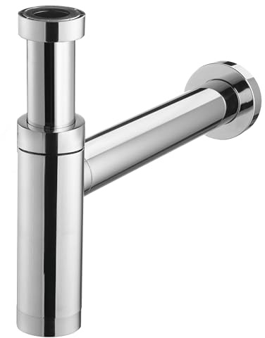 Wirquin 30724252 Siphon de lavabo design Teos en ABS, chromé