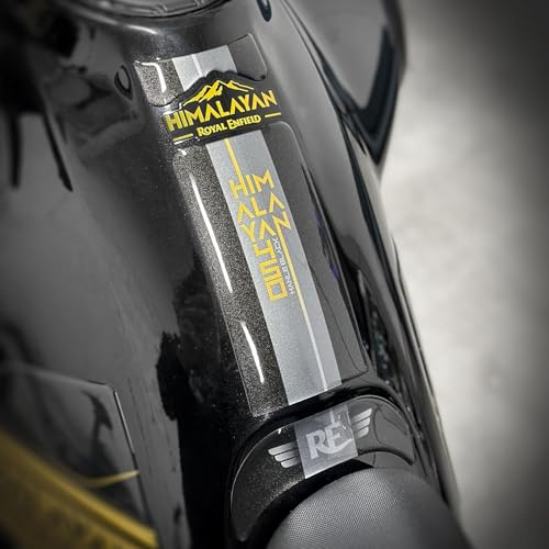 AZgraphishop Protège-réservoir en résine 3D compatible avec Royal Enfield Himalayan 450 Hanle Noir FM-1156