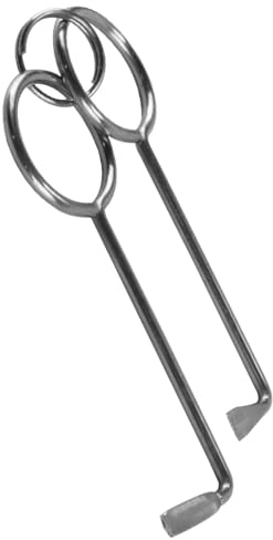 Gorise Two-piece Set Of Professional Lock Picking Tools Deadlock Key EU Standard Mortise Lock Opener Portable Door Opening Set for Door Locks and Front Locks