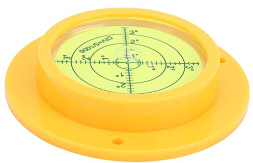 Sonew Nivel de Burbuja Redondo de 90 mm con Escala Precisa para Plataforma de C Mara y Calibraci n de Equipos Herramienta de Medici n Compacta en ABS para Ajustes de Equilibrio Profesion