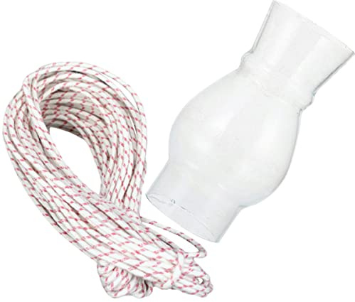 Gatuida Retro Petroleumlampe 1 Satz aus Glas mit Lampenwick für Zuhause