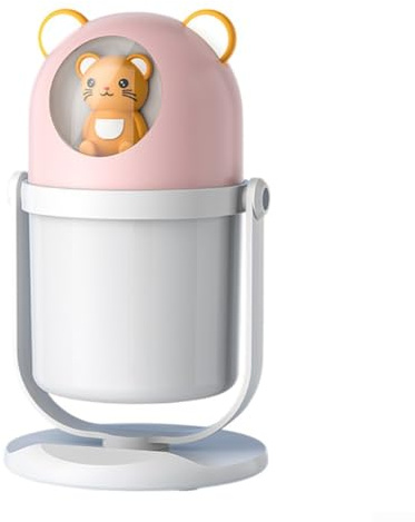Zilimontt Humidificador atomizador USB de gran capacidad con difusor de aceites esenciales y luz nocturna para el hogar, oficina, viajes y relajación (B)