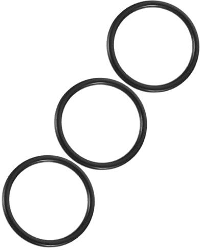 Alipis Almohadilla de Cuenco de Sonido de Goma Negro para Cuencos y Cristal, 3 Piezas, Adecuado para Meditación y Uso Budista