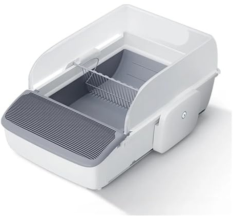 Automatic Intelligent Cat Litter Box Self-cleaning Sandbox Scooping Open Semi-enclosed Cats Toilet Oversized Pet Supplies