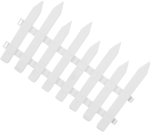 DOITOOL Valla de Plástico Decorativa para Jardín 50x30 Cm, Borde Exterior para Césped y Plantas, Protección Reutilizable para Parterres y Delimitador Natural de Patio