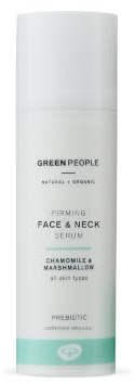 Green People Straffendes Gesichts- & Halsserum, 50ml | Anti-Ageing Serum für alle Hauttypen, Parabenfrei und ohne Alkohol, Tierversuchsfrei und vegan, Feuchtigkeitsspendend