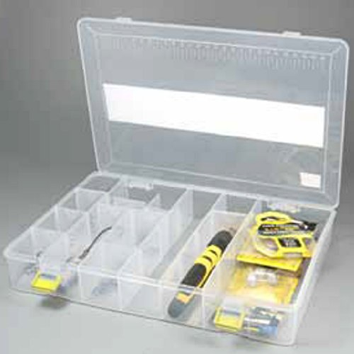 Spro Tackle Box 31,5x21,5x5cm - Kunstköderbox für Spinner, Blinker & Wobbler, Köderbox für Gummifische, Angelbox, Tacklebox