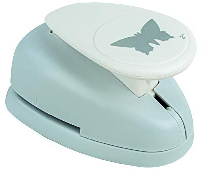 Rayher 89859000 Motivstanzer: Schmetterling, 5,08cm ø, (2), SB-Blister 1Stück