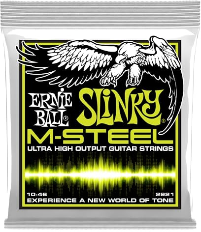Ernie Ball Regular Slinky E-Gitarrensaiten, M-Stahl, Stärke 10–46