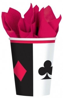 US-Way e.K. Casino Komplett Party-Set American Party Dekoration Casino Las Vegas Theme Decorations