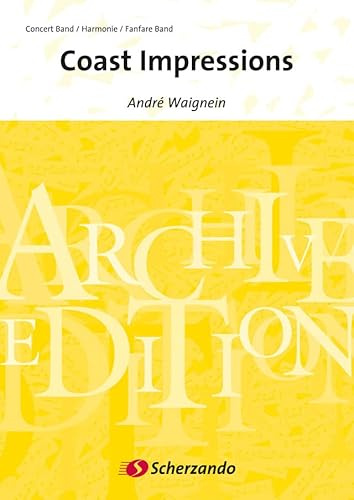 André Waignein-Coast Impressions-Concert Band/Harmonie/Fanfare-SCORE