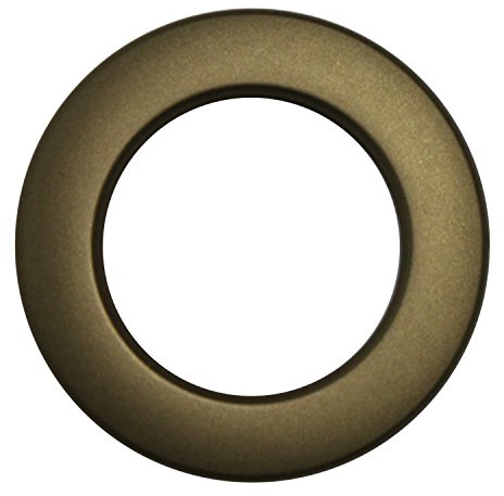 Stoffösen für 40mm Stoffloch - Kunststoff - Made in Germany - Auch für dicke Stoffe geeignet - 10 Stück (messing-antik)