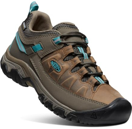 KEEN Women's Targhee 3 Waterproof Hiking Shoe, Toasted Coconut Porcelain, 6 UK
