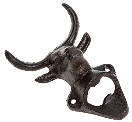 TOPBATHY Ouvre-bouteille Forme De Tête Animal Outil Pour Ouvrir Les Bières Dispositif Mural Ouverture