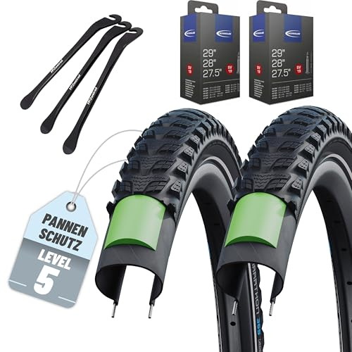 Schwalbe 2X Marathon 365 Fahrradreifen 28 Zoll - Reflex Ganzjahresreifen