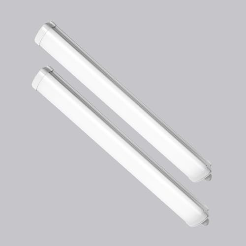Fluorescente Tubo LED 120cm,40W 4000LM Fluorescente Regleta LED,6500K Blanco Frío Fluorescente Regleta LED,IP65 Impermeable Barra LED,Luminaria LED Lampara para Garaje Oficina Sótano Cocina Baño