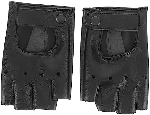OHPHCALL Fahrrad Handschuhe Fingerlose Für Damen Herren Arbeit Reiten Fitness Sport Outdoor Aktivitäten Atmungsaktiv Langlebig