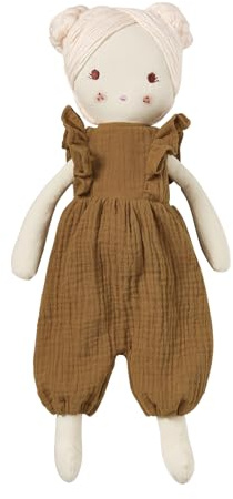 Vertbaudet Baby Stoffpuppe gelb