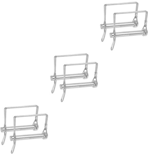 Healifty 6pièces Goupille De Verrouillage Carrée Heavy Duty Pour Remorque Système De Sécurisation De De Remorque Accessoire De Traction