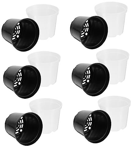 TOYANDONA 20pezzi Tazza Per Vivaio in Plastica Di Contenitori Per Vivaio Vasi Per Piccoli Per Coltivazione Di Piante Per Coltivazione Di Piante